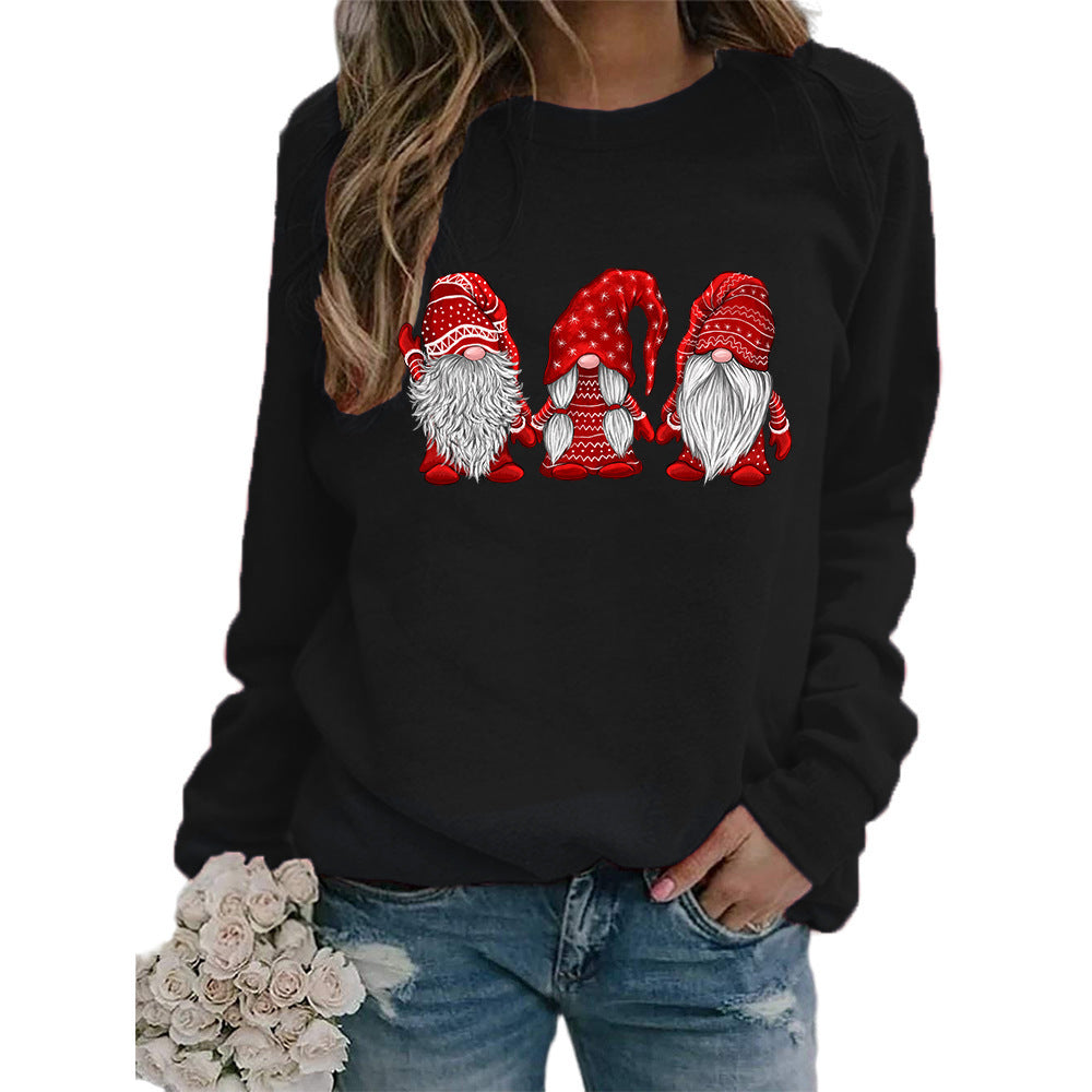 Women's Pullover Long Sleeve Christmas Style Top