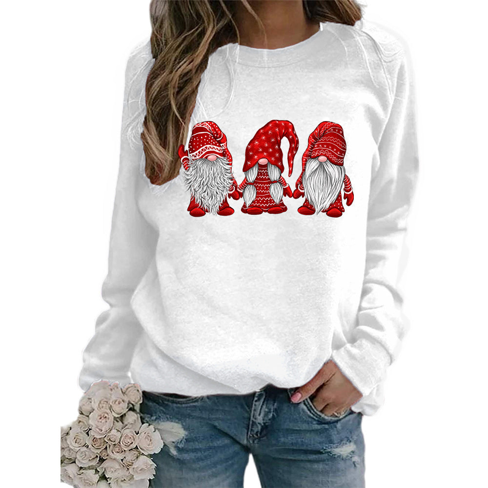 Women's Pullover Long Sleeve Christmas Style Top