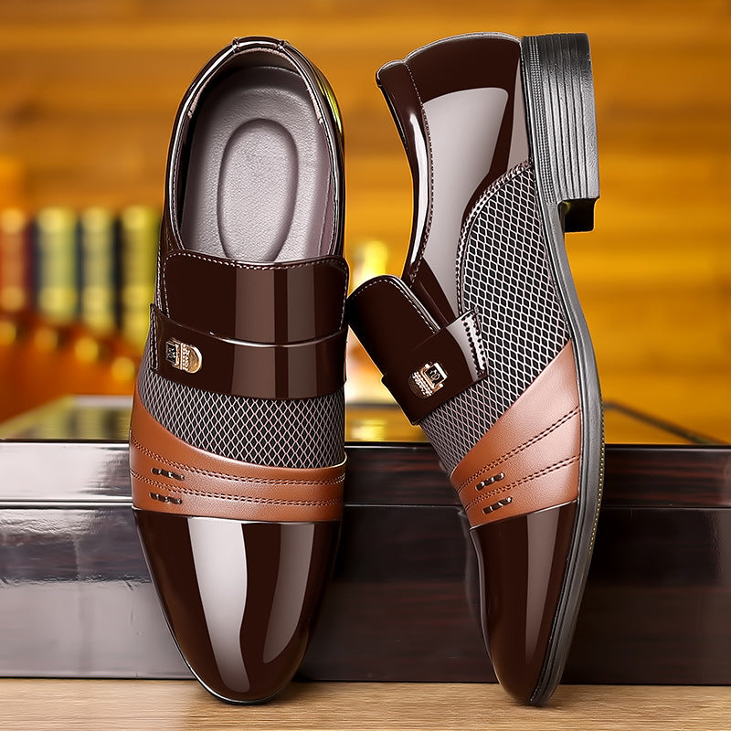 Mens Dress Shoes For Formal Events | Wine Red Fashion Footwear