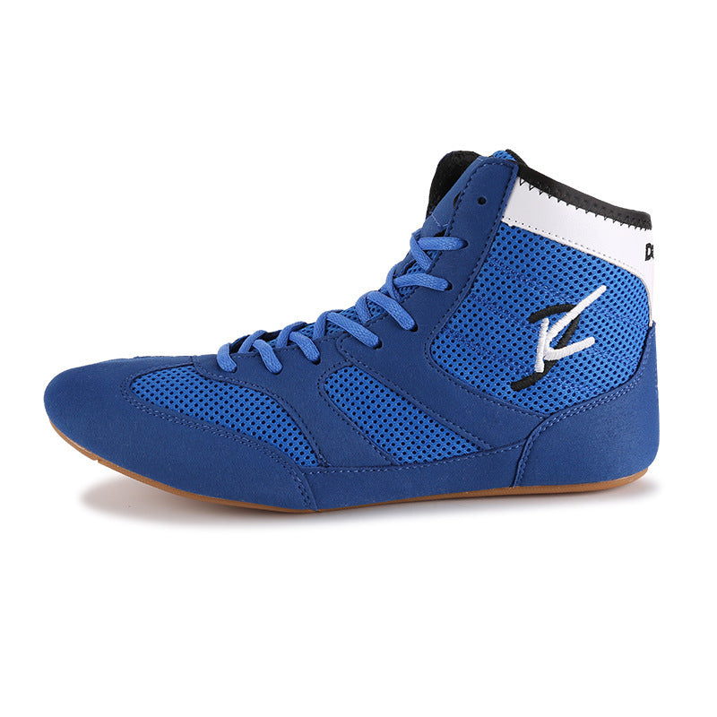 Men's Mesh Boxing And Wrestling Training Competition Shoes