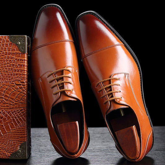 Office Business Dress Footwear For Men | British Style Business Footwear
