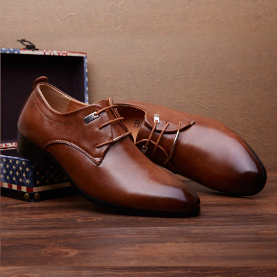 Men's Leather Dress Shoes - Explosions Business Footwear