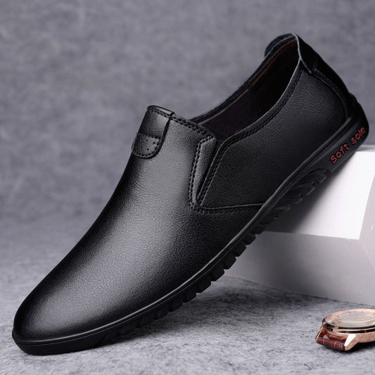 Men's Elegant Comfortable PU Leather Slip On Dress Shoes