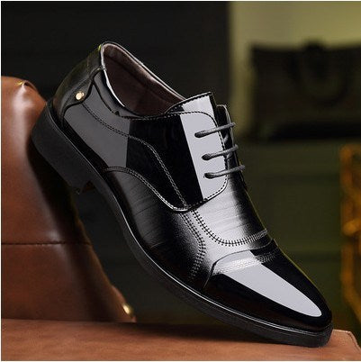 Men's Shoes For Business Office | British Style Leather Footwear