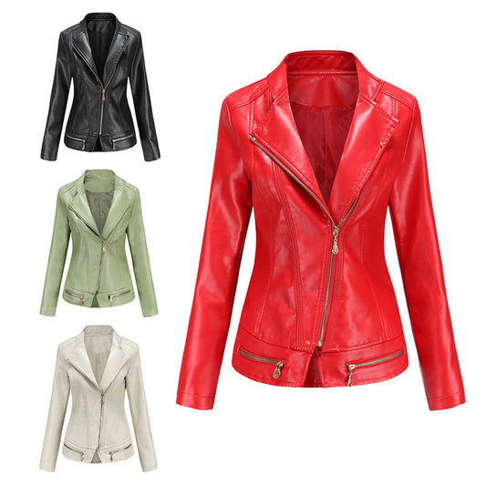 Women's Casual PU Leather Jacket  | Stylish Coat