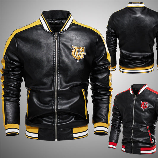 Men's Motorcycle Leather Jacket | Casual And Comfortable Blazer