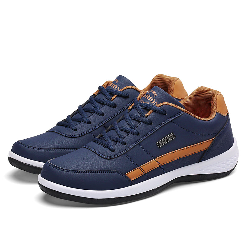 Men's Black Or Blue Casual Sneakers Shoes For Walking