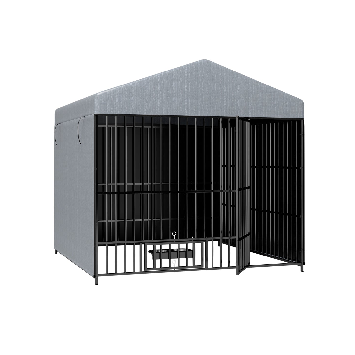 Brand New Backyard Dog House | Pet Protection Kennel | Metal Chicken Coop With Roof Cover