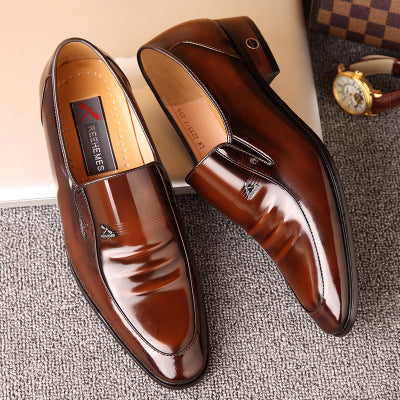 Men's Luxury Comfortable PU Leather Slip On Dress Shoes