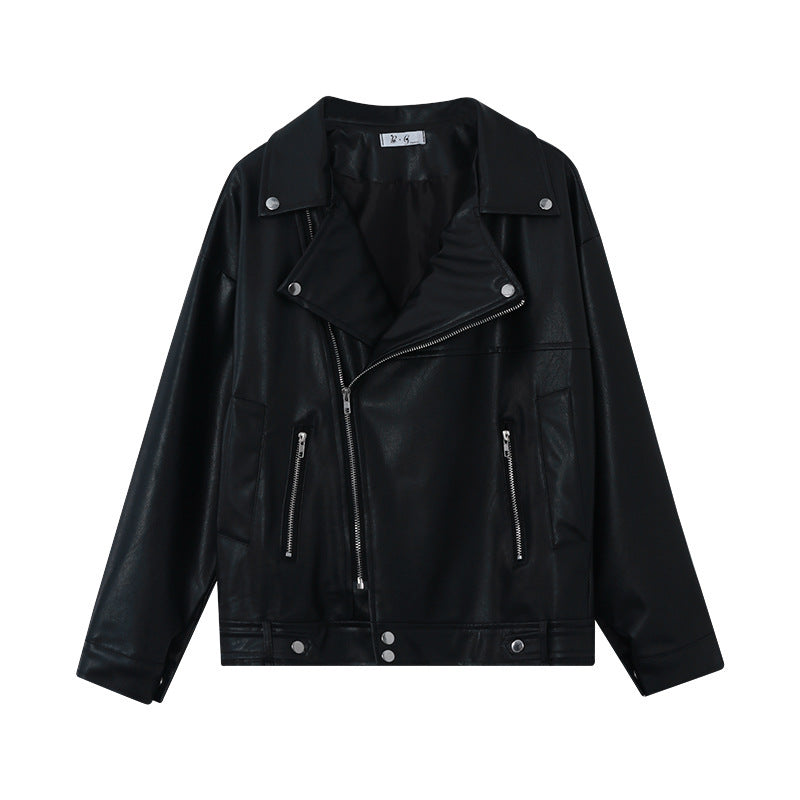 Women's Pu Motorcycle Jacket | Coat For Winter