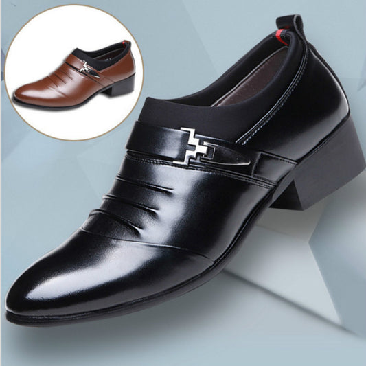 Leather Men's Large Size Formal Business Casual Shoes