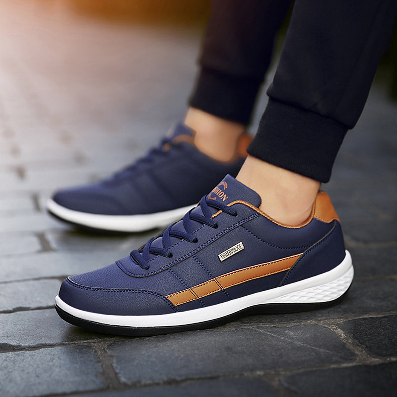 Men's Black Or Blue Casual Sneakers Shoes For Walking