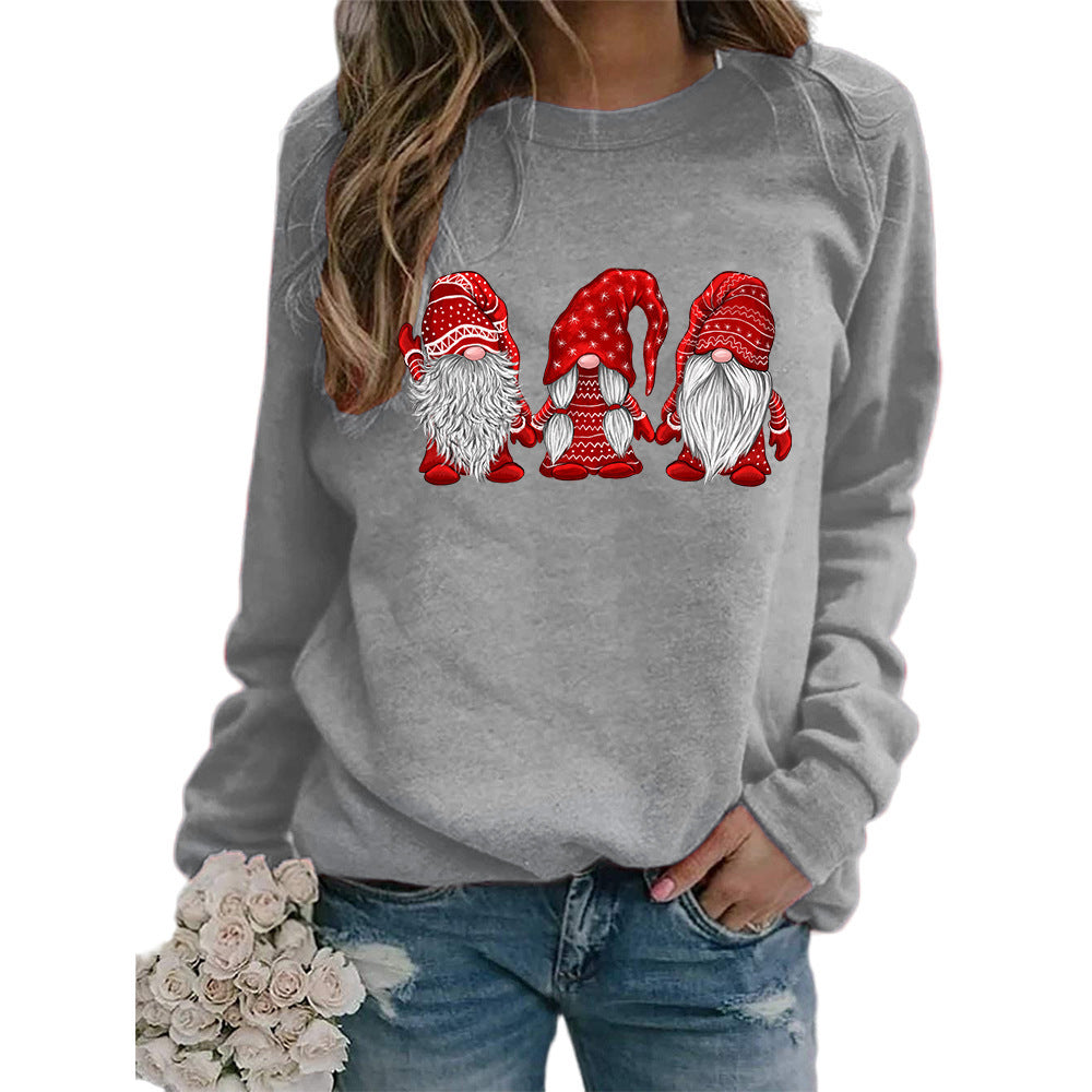 Women's Pullover Long Sleeve Christmas Style Top