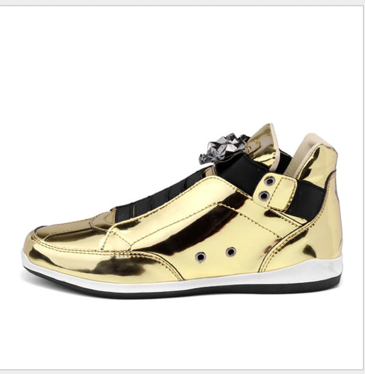 Street Golden Men's Shoes | Comfortable Sneakers