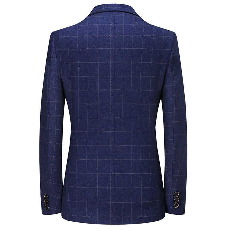 Suits For Men Coat Plaid Fashion | Classy Men's Coat
