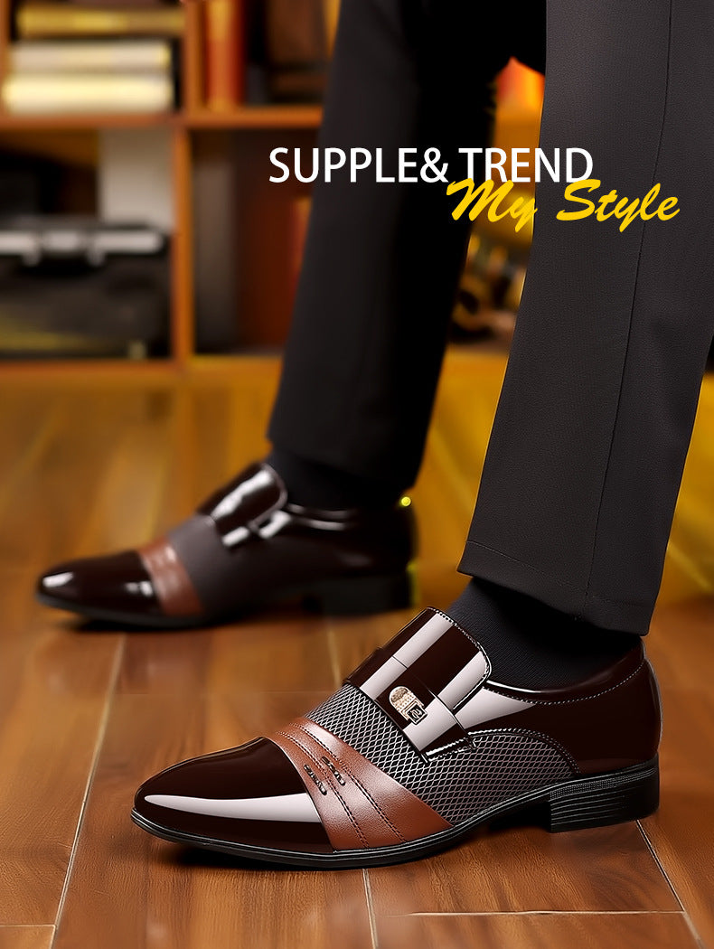 Mens Dress Shoes For Formal Events | Wine Red Fashion Footwear