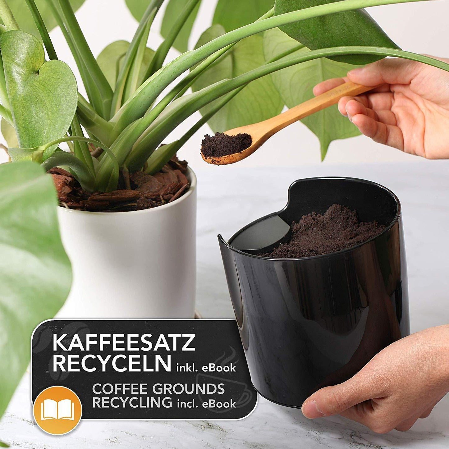 Coffee grounds bucket - For Firm and Refined Coffee Tasters