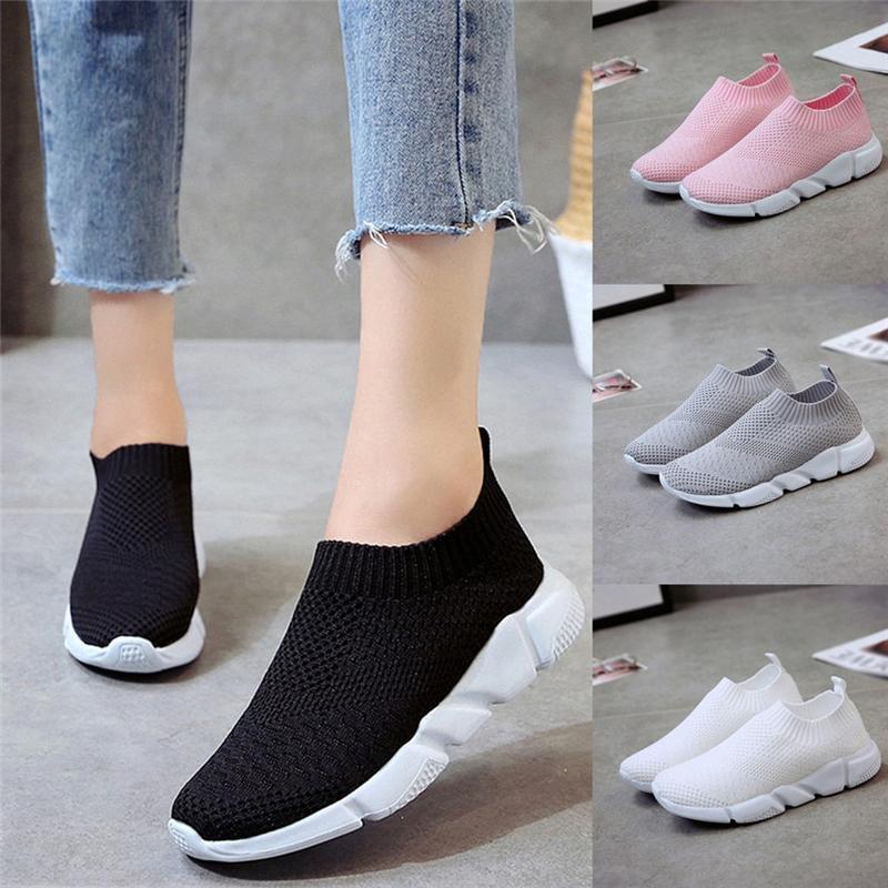 Sport Athletic Unisex Breathable Mesh Female Sneakers