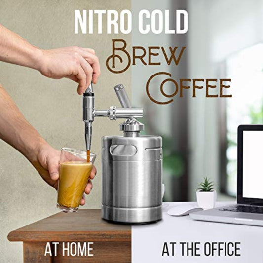 Nitrogen Coffee Machine Stainless Steel Barrel - For Firm Coffee Connoisseurs