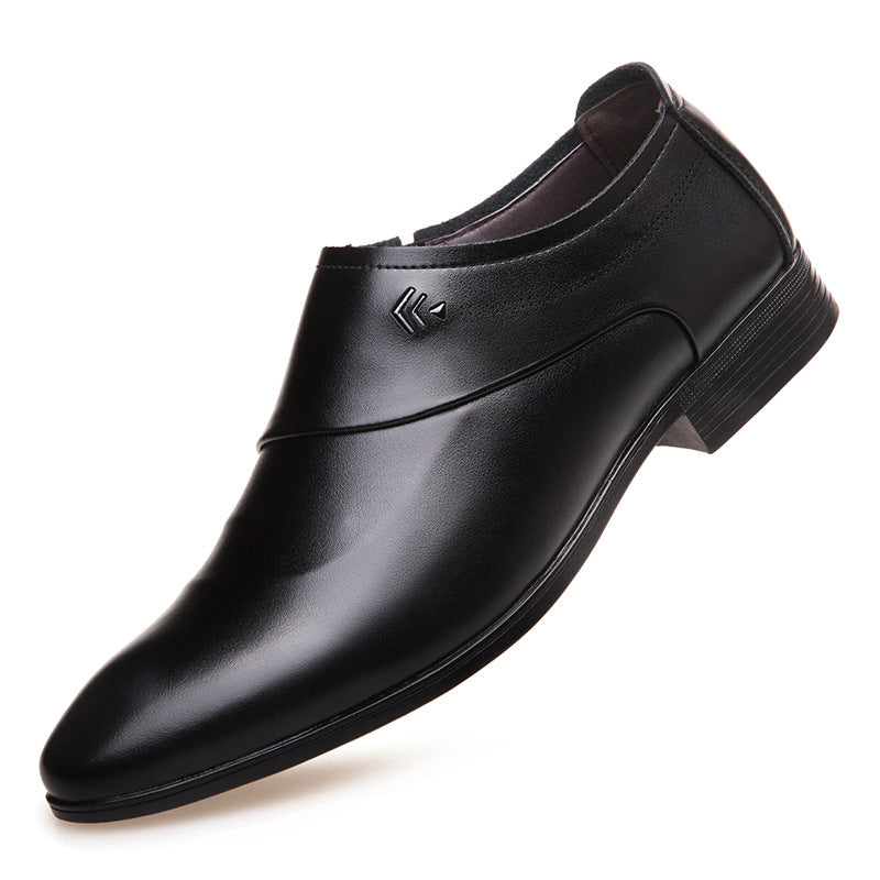 Men's Black British Style Formal Shoes For Office Business