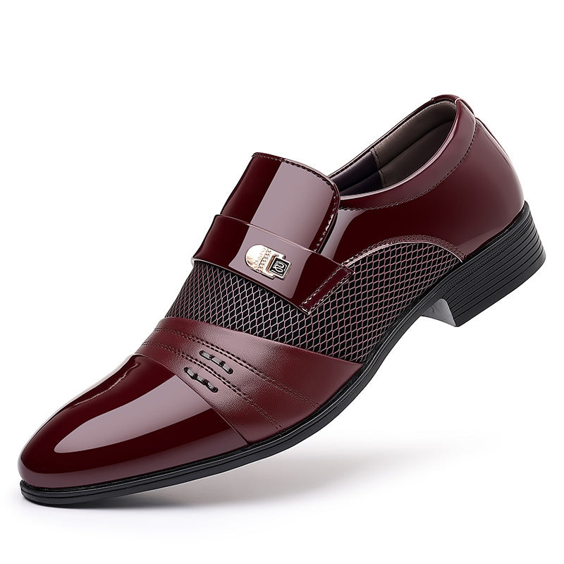 Mens Dress Shoes For Formal Events | Wine Red Fashion Footwear