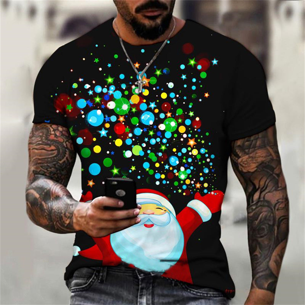 Men's Comfortable Fashion Christmas T-shirt