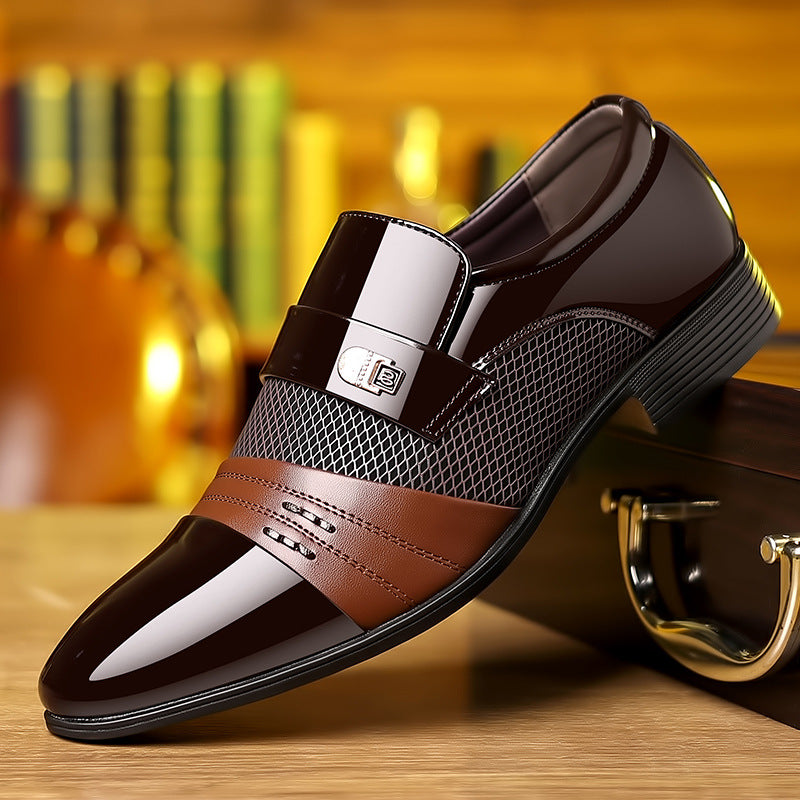 Mens Dress Shoes For Formal Events | Wine Red Fashion Footwear