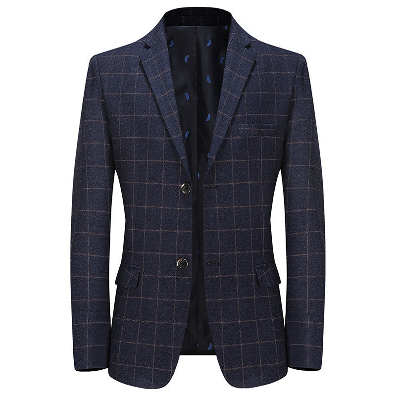 Suits For Men Coat Plaid Fashion | Classy Men's Coat