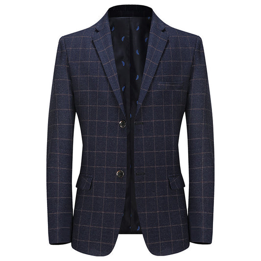 Suits For Men Coat Plaid Fashion | Classy Men's Coat