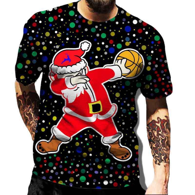 Men's Comfortable Fashion Christmas T-shirt