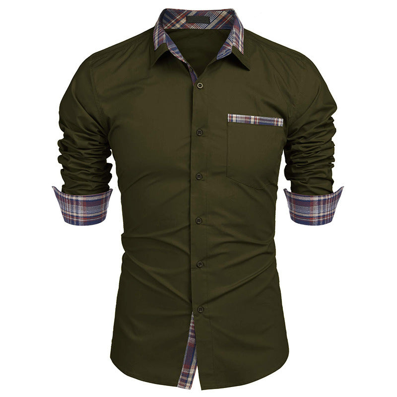 Men's Long-sleeved Clothing Shirt