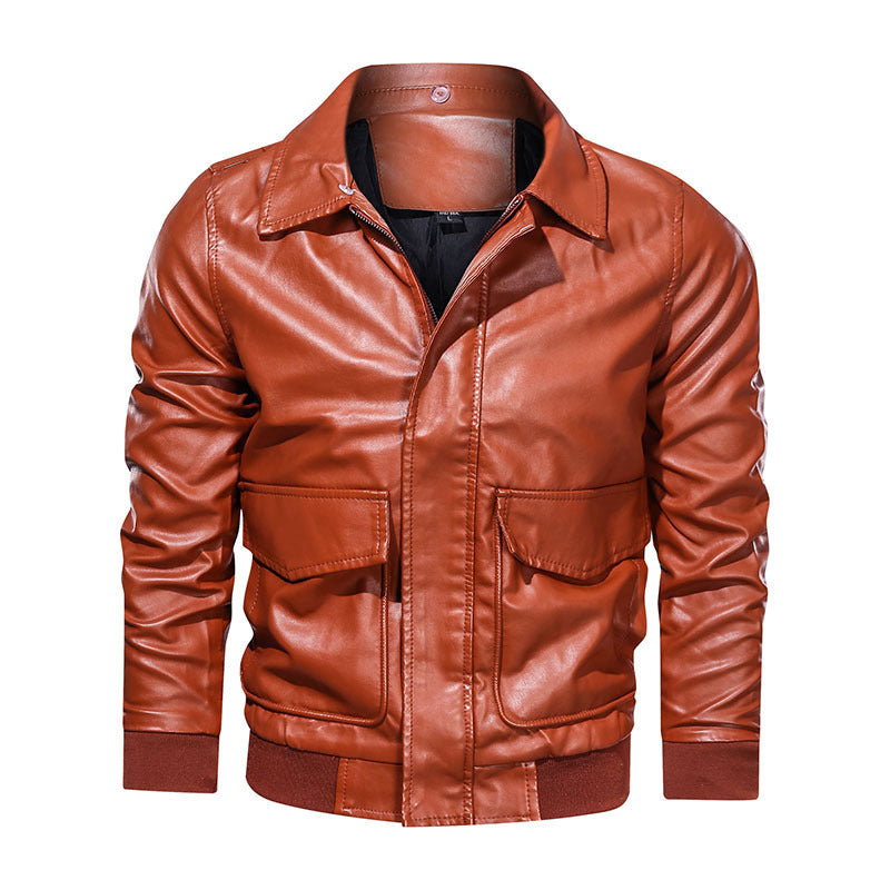 Thin Leather Motorcycle Jacket