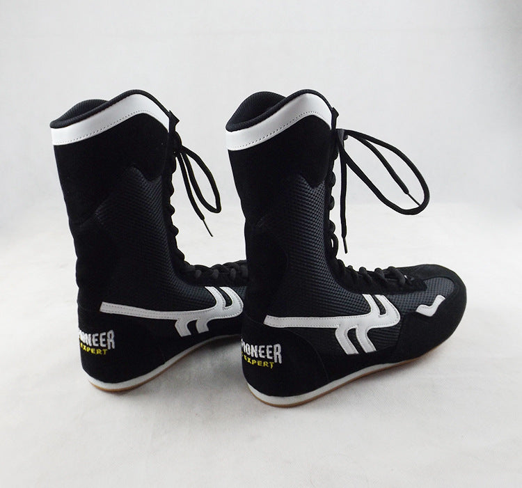 Men's Boxing & Wrestling Shoes | High Quality Boots | Red & Black