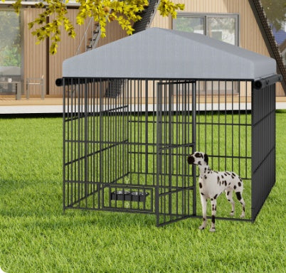 Brand New Backyard Dog House | Pet Protection Kennel | Metal Chicken Coop With Roof Cover