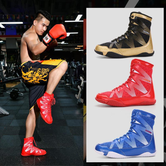 Men's High Top Squat Training Boxing Shoes