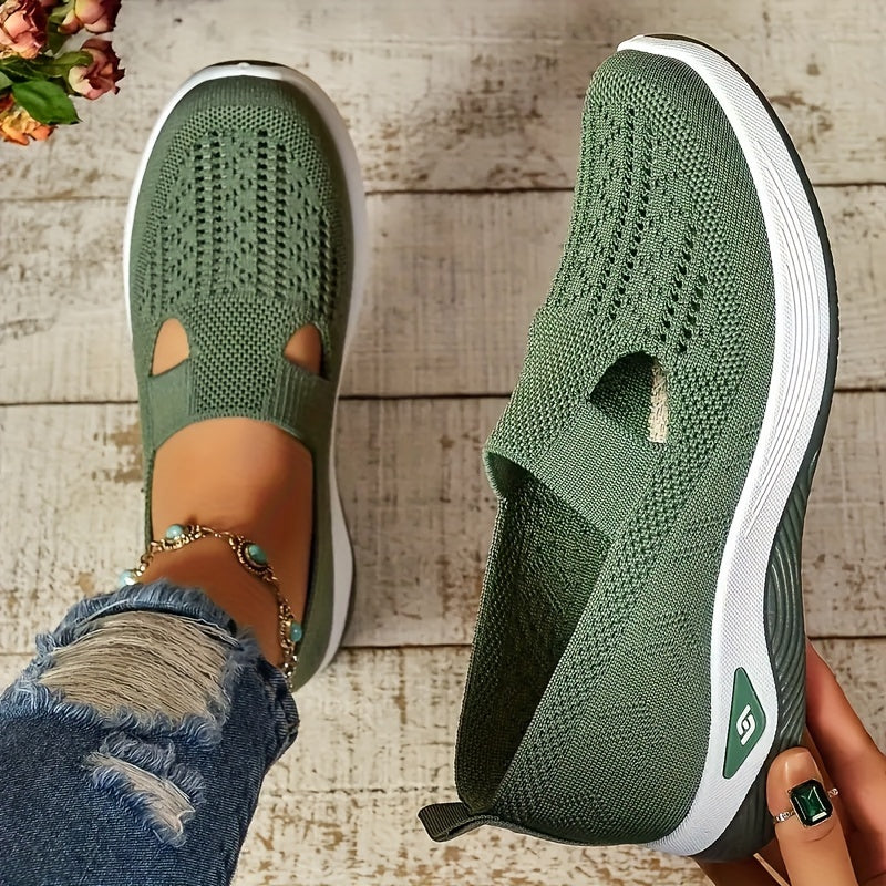 Stylish and Comfy Lightweight Knit Sneakers for Outdoor Adventures
