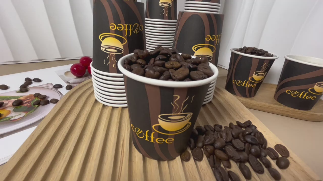 1050pcs 6 Oz Thickened Disposable Paper Cup Coffee Cup Milk Tea Cup Household And Commercial Drinking Water Cup Tea Cup Coffee Cup Beverage Cup Food Grade