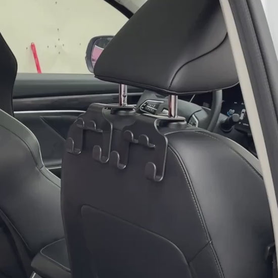 24Pcs Universal Auto Seat Headrest Hook Storage Hanger Car Vehicle Back Seat Organizer Holder Car Mobile Phone Holder Car Interior Accessories