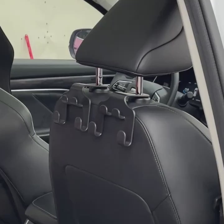 24Pcs Universal Auto Seat Headrest Hook Storage Hanger Car Vehicle Back Seat Organizer Holder Car Mobile Phone Holder Car Interior Accessories